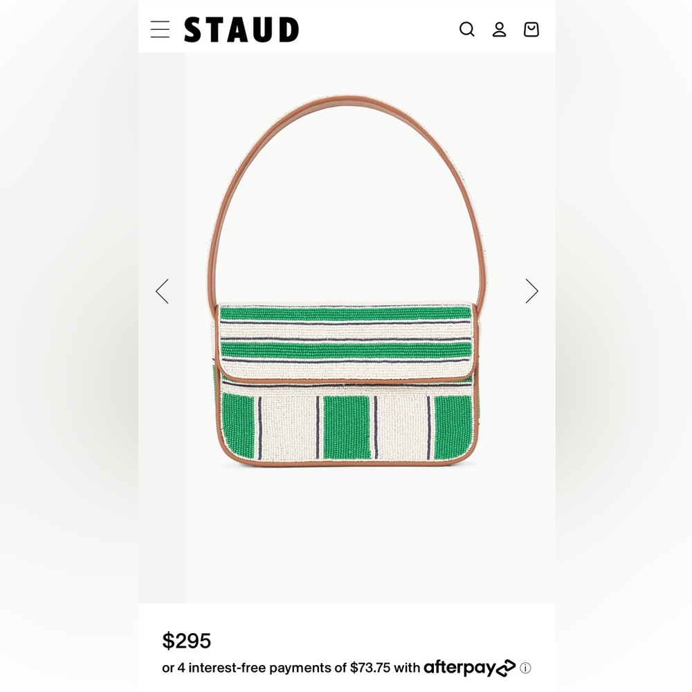 STAUD Tommy Beaded Bag